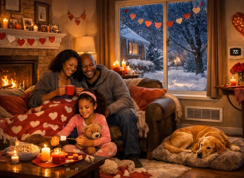 ozy Valentine’s home made comfortable with efficient heating